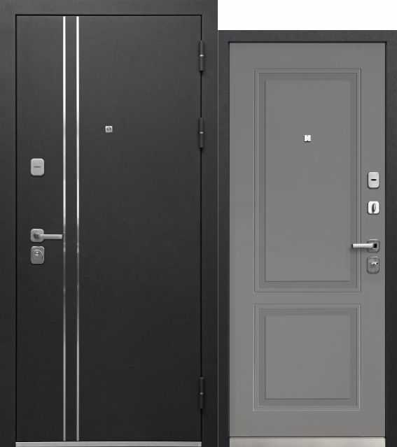 Luxor Букле Черный Велюр грей софт